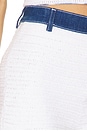 view 6 of 6 x REVOLVE Muse Mini Short in White & Denim