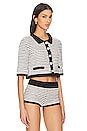 view 2 of 5 X Revolve Crochet Cropped Cardigan in Black & White