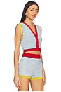 view 2 of 5 Maje Hand Crochet Vest in Multi