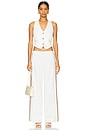view 5 of 6 Coconut Wide Leg Pants in White