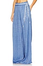 view 3 of 6 Aurelia Wide Leg Pants in Blue