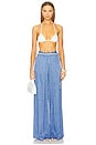 view 5 of 6 Aurelia Wide Leg Pants in Blue