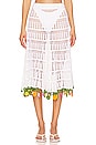 view 1 of 5 X Revolve Crochet Midi Skirt in Ivory