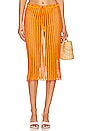 view 1 of 4 X Revolve Crochet Midi Skirt in Orange