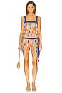 view 5 of 6 Poisson Hand Crochet Mini Skirt in Multi