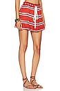 view 2 of 4 Crochet Striped Mini Skirt in Gold Flame