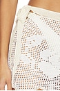 view 6 of 6 Isla Hand-crocheted Skirt in Ivory