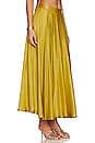 view 2 of 4 High Slit Circle Skirt in Antique Moss