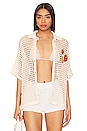 view 1 of 5 X Revolve Crochet Shirt in Natural