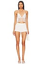 view 4 of 5 X Revolve Beaded Crop Top in Ivory
