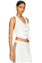 view 2 of 4 Coconut V Neck Vest in White