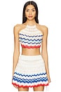 view 1 of 4 Regina Hand Crochet Halter Top in Multi