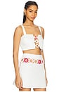 view 2 of 5 x REVOLVE Square Neck Crop Top in Pink