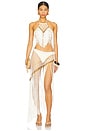 view 4 of 4 Aria Hand Crochet Fringe Halter Top in Ivory