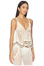 view 2 of 4 Tula Hand-crocheted Top in Ivory