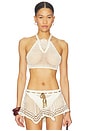 view 1 of 4 Dune Hand-crocheted Top in Ivory