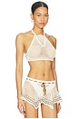 view 2 of 4 Dune Hand-crocheted Top in Ivory