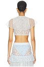 view 3 of 4 Lotus Top in Baby Blue