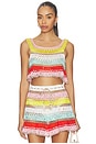 view 1 of 4 Cleo Hand-crocheted Top in Multi