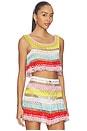 view 2 of 4 Cleo Hand-crocheted Top in Multi