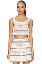 view 1 of 4 Cleo Hand-crocheted Top in Ivory
