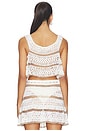 view 3 of 4 Cleo Hand-crocheted Top in Ivory