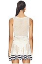 view 3 of 4 Amie Hand-crocheted Top in Ivory