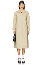 view 2 of 4 Tailored Gather Trench Coat in Fawn