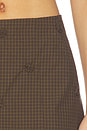 view 6 of 6 Rosette Check Mini Skirt in Ivy Check