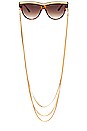 view 1 of 5 CHAINE POUR LUNETTES DE SOLEIL NAYA in Gold