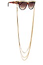 view 4 of 5 CHAINE POUR LUNETTES DE SOLEIL NAYA in Gold