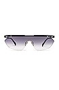 view 1 of 5 LUNETTES DE SOLEIL SKY in Black & Grey Gradient