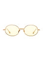 view 1 of 5 GAFAS DE SOL WYATT in Gold & Yellow