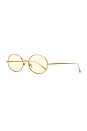 view 2 of 5 GAFAS DE SOL WYATT in Gold & Yellow