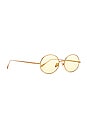 view 4 of 5 GAFAS DE SOL WYATT in Gold & Yellow