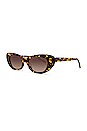 view 2 of 5 LUNETTES DE SOLEIL ALYX in Tortoise & Brown