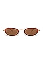 view 1 of 5 GAFAS DE SOL WYST in Gold & Brown
