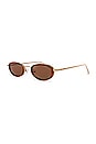 view 2 of 5 GAFAS DE SOL WYST in Gold & Brown