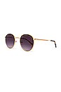 view 2 of 5 GAFAS DE SOL SYD in Gold & Black Gradient