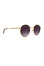 view 4 of 5 GAFAS DE SOL SYD in Gold & Black Gradient
