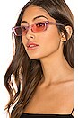 view 5 of 5 LUNETTES DE SOLEIL RILEY in Pink