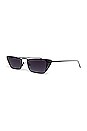 view 2 of 5 LUNETTES DE SOLEIL ROBYN in Black & Grey Gradient