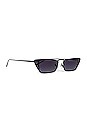view 4 of 5 LUNETTES DE SOLEIL ROBYN in Black & Grey Gradient