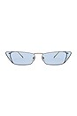 view 1 of 1 GAFAS DE SOL ROBYN in Silver & Baby Blue