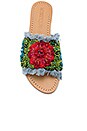 view 4 of 5 SANDALLES FINITION EFFILOCHÉE in Denim Floral