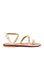 view 1 of 5 Asymmetrical Strap Sandal in Neutral
