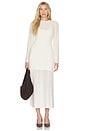 view 1 of 4 Cashmino Lace Pointelle Dress in White