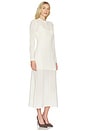 view 2 of 4 Cashmino Lace Pointelle Dress in White