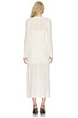 view 3 of 4 Cashmino Lace Pointelle Dress in White