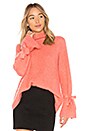 view 1 of 4 Turtleneck Oversized Sweater in Salmon